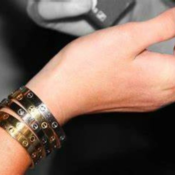 Gold Filled & Stainless Steel Bangle Size 19 6mm - Picture 8 of 8